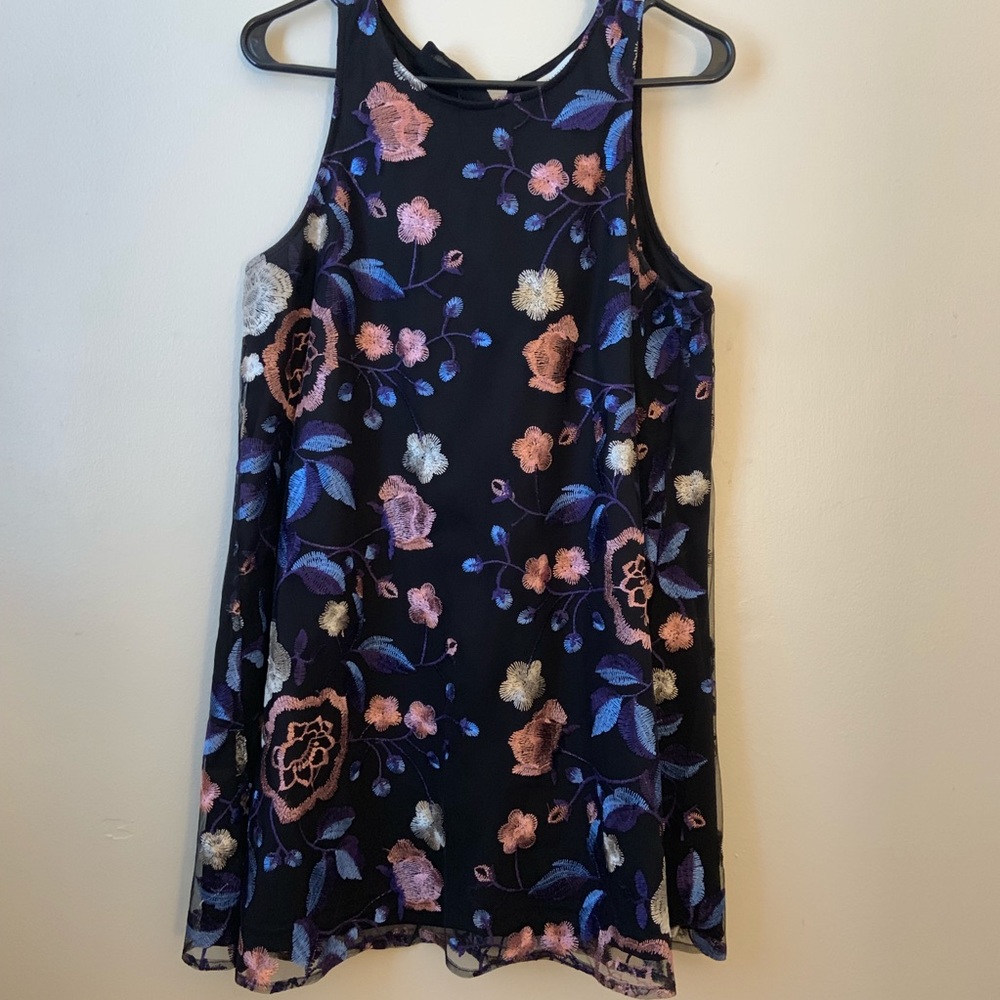 aeropostale embroidered shift dress
